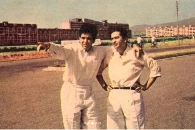 Raj Kapoor and Dilip Kumar